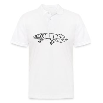 Quetzalcoatl Axolotl Aztecs Maya Ancient Inca Gesc - Men's Polo Shirt - white - Front - Kai (181cm)