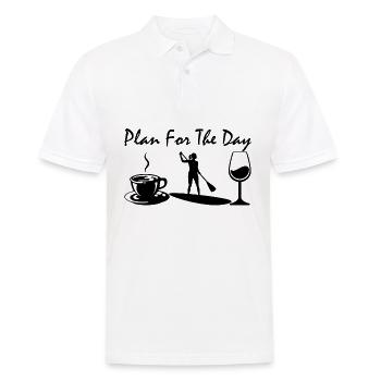 Plan For The Day - Polo Homme - blanc - Devant - Kai (181cm)