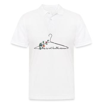 This Is Not Healthcare - Männer Poloshirt - Weiß - Vorne - Kai (181cm)