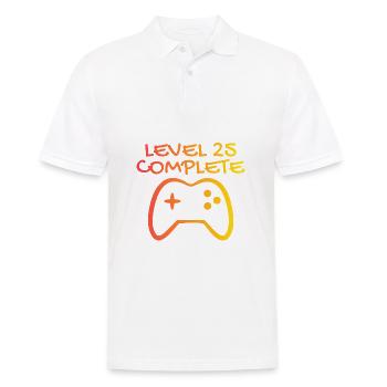 25 anniversaire cadeau de 25 ans - Polo Homme - blanc - Devant - Kai (181cm)