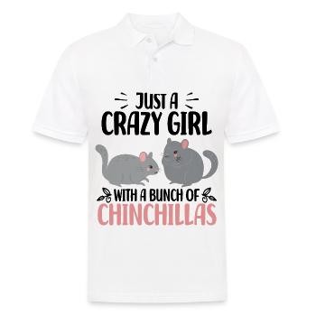 Chinchilla - Männer Poloshirt - Weiß - Vorne - Kai (181cm)