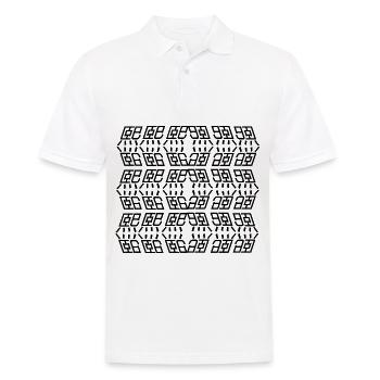 UNI-24 - Männer Poloshirt - Weiß - Vorne - Kai (181cm)