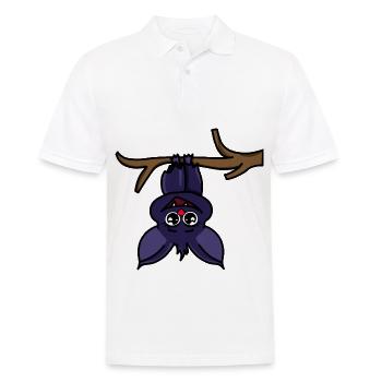 Chauve-souris - Polo Homme - blanc - Devant - Kai (181cm)