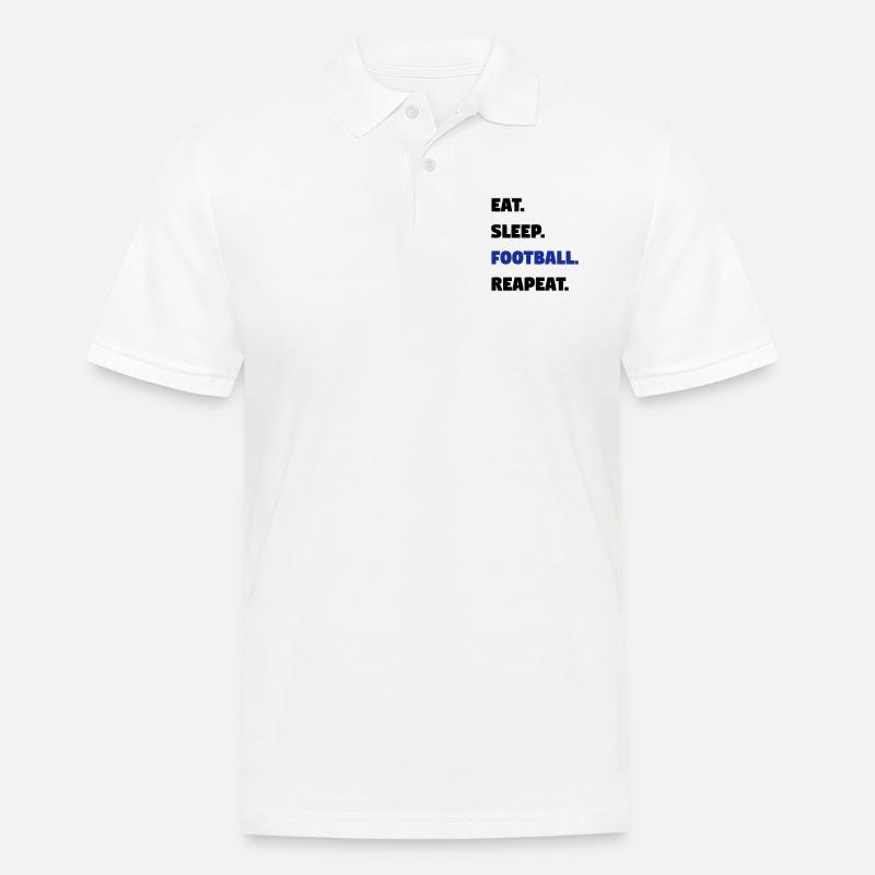 Fußball geschenkidee geschenk - Männer Poloshirt - Weiß
