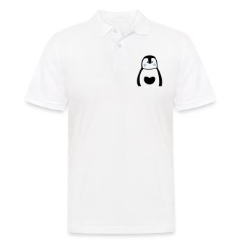 sweet penguin penguin lover penguin fan gift - Men's Polo Shirt - white - Front - Kai (181cm)