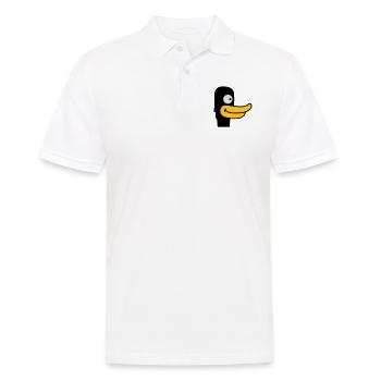 Duck Face - Männer Poloshirt - Weiß - Vorne - Kai (181cm)