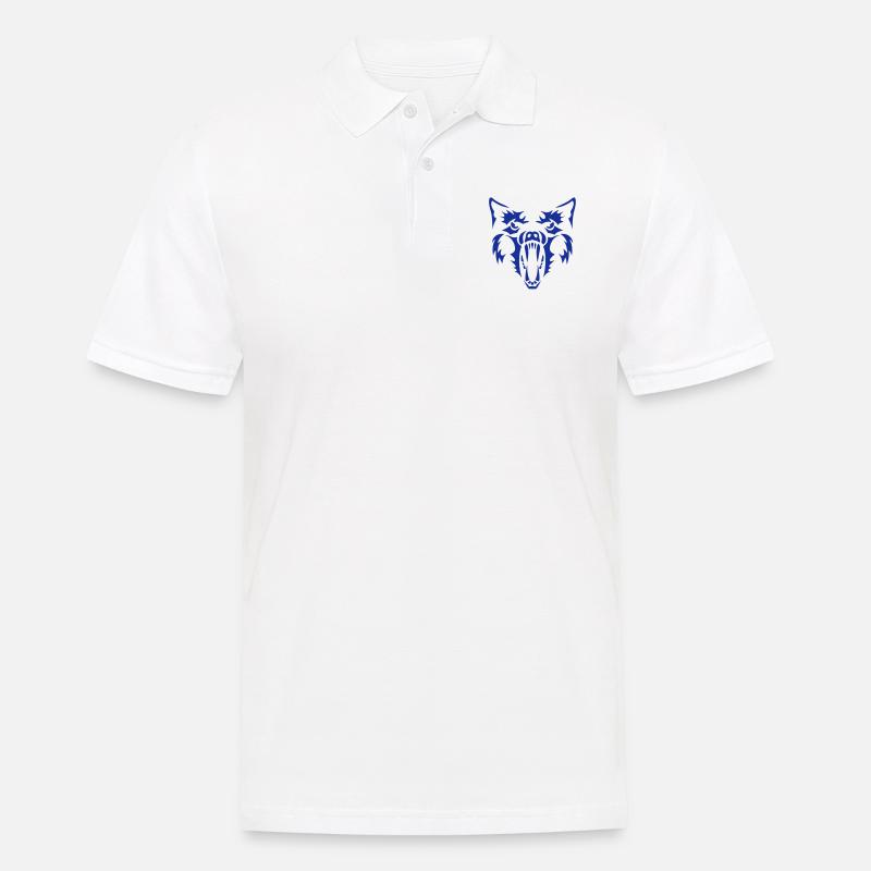 Wolf Werwolf Werwolf 3 - Männer Poloshirt - Weiß