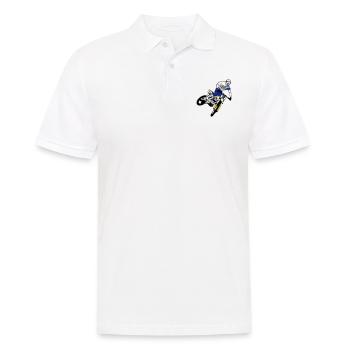 Moto Cross - motocross - Männer Poloshirt - Weiß - Vorne - Kai (181cm)