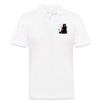 Ours sucré - Polo Homme - blanc - Devant - Kai (181cm)