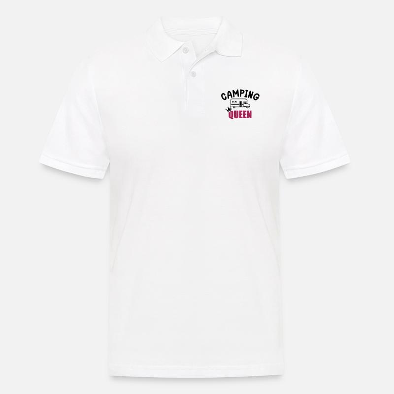 Wohnmobil - Männer Poloshirt - Weiß
