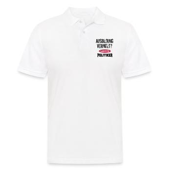 Politik Sprüche Versager Corona Deutschland - Männer Poloshirt - Weiß - Vorne - Kai (181cm)