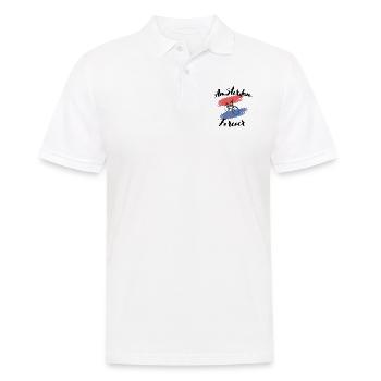 Amsterdam Forever - Men's Polo Shirt - white - Front - Kai (181cm)