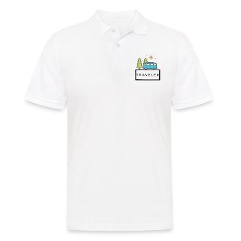 Voyageur / Voyageur - Polo Homme - blanc - Devant - Kai (181cm)