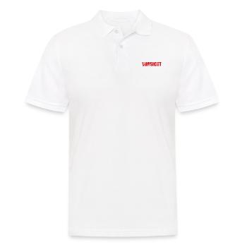 VORSICHT KAMPFKATZE! - KATZEN - KATZE - KRALLEN - Männer Poloshirt - Weiß - Vorne - Kai (181cm)