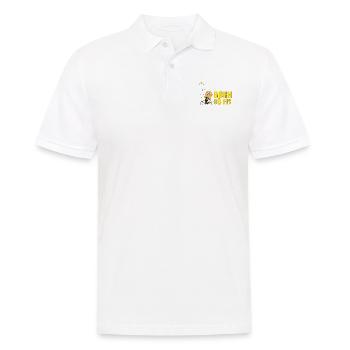 BORN TO FLY - KITESURFEN - BABY - KITE - KITEN - Männer Poloshirt - Weiß - Vorne - Kai (181cm)