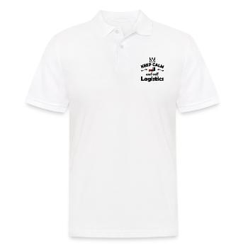 Logistics Team - Men's Polo Shirt - white - Front - Kai (181cm)