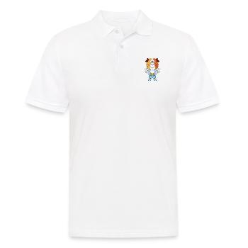 MEERSCHWEINCHEN - ENGEL - HIMMEL - TIER - KIND - Männer Poloshirt - Weiß - Vorne - Kai (181cm)