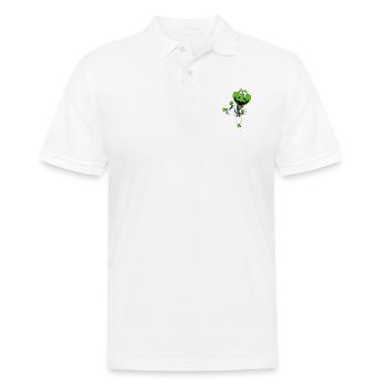 KROKODIL - KARATE - JUDO - SPORT - TIER - Männer Poloshirt - Weiß - Vorne - Kai (181cm)