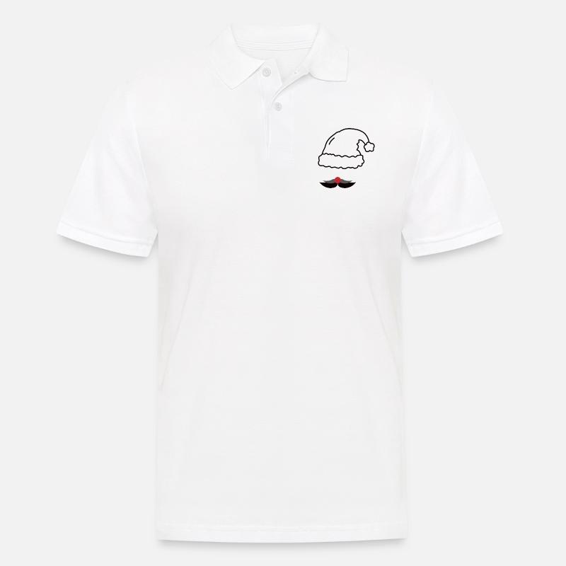 Originelles Weihnachtsgeschenk - Männer Poloshirt - Weiß