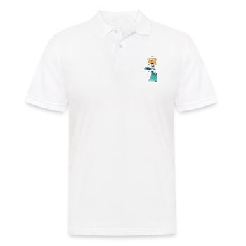 SCHAF - SURFER - WELLENREITER - WASSERSPORT - TIER - Männer Poloshirt - Weiß - Vorne - Kai (181cm)