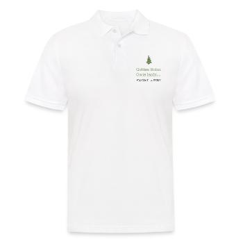 Gottes Sohn Owie lacht - Männer Poloshirt - Weiß - Vorne - Kai (181cm)