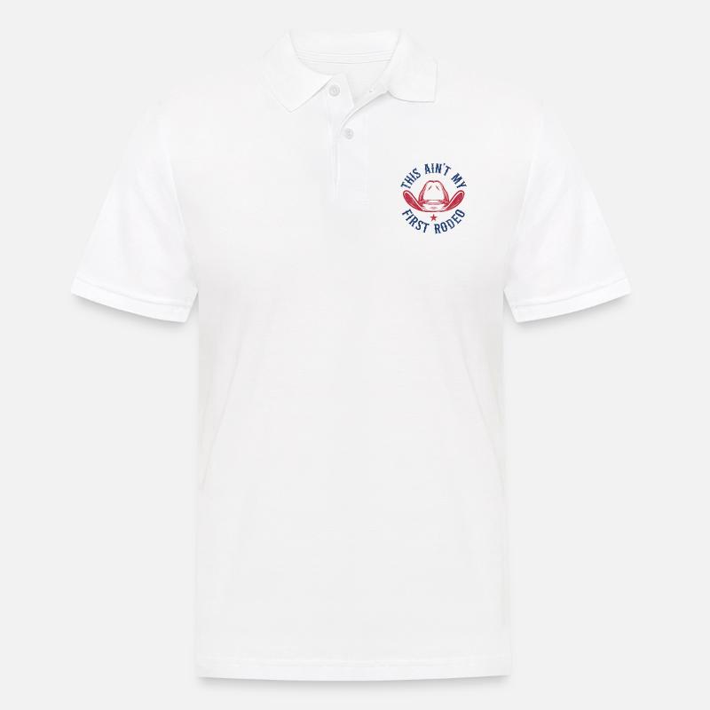C’est mon premier rodéo - Polo Homme - blanc