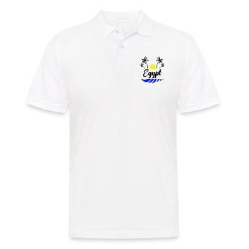 Egypt - Men's Polo Shirt - white - Front - Kai (181cm)