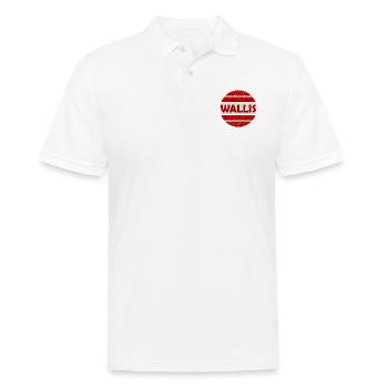 Die Heimat Wallis - Männer Poloshirt - Weiß - Vorne - Kai (181cm)