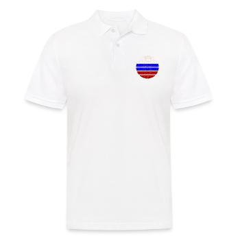 Chez nous en Russie - Polo Homme - blanc - Devant - Kai (181cm)