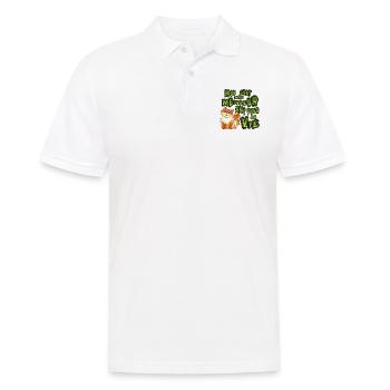 mon meilleur ami pour la vie Mon chat - Polo Homme - blanc - Devant - Kai (181cm)
