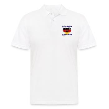 Der Deutschland Wahlkampf - Männer Poloshirt - Weiß - Vorne - Kai (181cm)