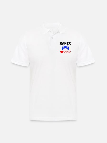 Cœurs de joueurs - Polo Homme - blanc