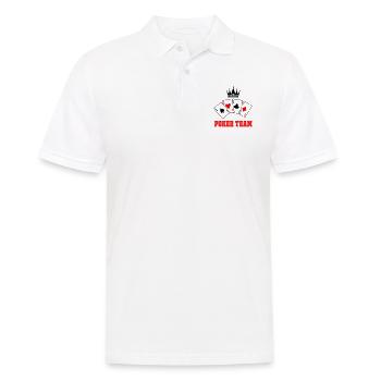 Équipe de poker - Polo Homme - blanc - Devant - Kai (181cm)