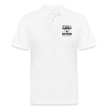 Perfekt aus Süddeutschland - Männer Poloshirt - Weiß - Vorne - Kai (181cm)