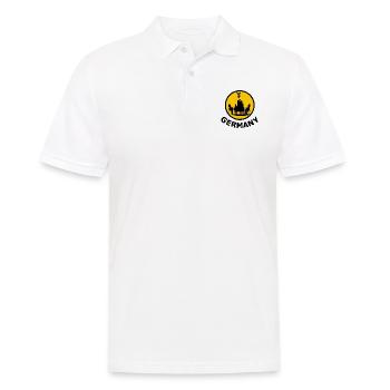 Les fans d’Allemagne - Polo Homme - blanc - Devant - Kai (181cm)
