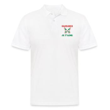 BIG SISTER I LOVE YOU - Men's Polo Shirt - white - Front - Kai (181cm)