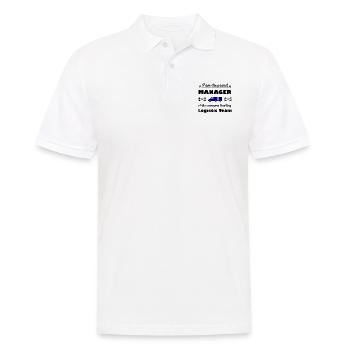 The best logistics - Men's Polo Shirt - white - Front - Kai (181cm)