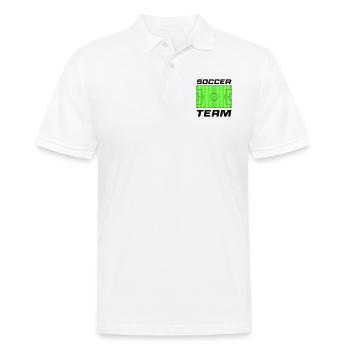 rasen fussball soccer team - Männer Poloshirt - Weiß - Vorne - Kai (181cm)