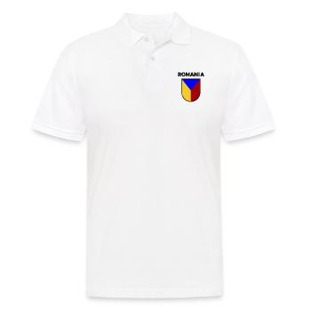 La Roumanie dans le sud de l’Europe - Polo Homme - blanc - Devant - Kai (181cm)