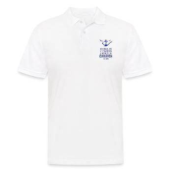 Cuxhaven - Männer Poloshirt - Weiß - Vorne - Kai (181cm)
