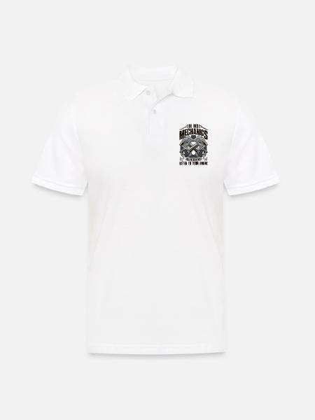 Automechaniker KFZ Mechaniker Auto Schrauber - Männer Poloshirt - Weiß