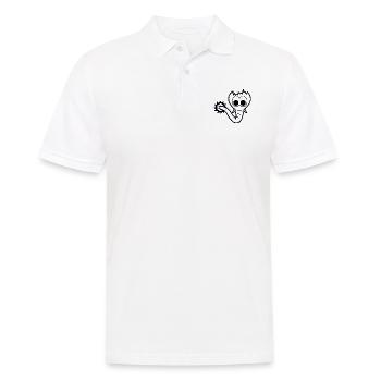 Le drôle bizarre imaginatif Sägofant - Polo Homme - blanc - Devant - Kai (181cm)