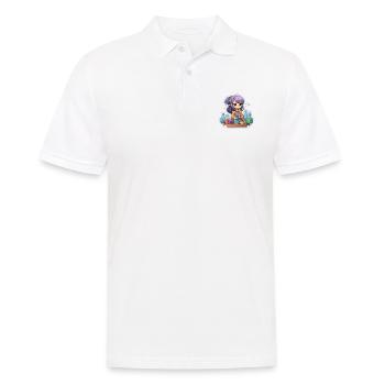 Alchemy Delight - Männer Poloshirt - Weiß - Vorne - Kai (181cm)