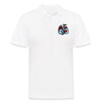 Cool Basketball Goat Team Player - Men's Polo Shirt - white - Front - Kai (181cm)