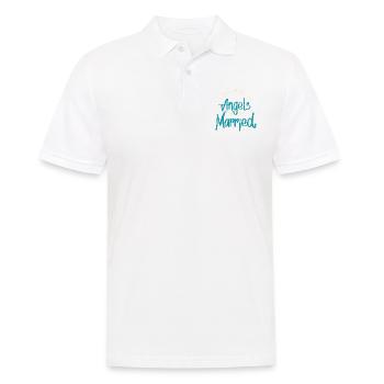 Love unites married couple forever - Men's Polo Shirt - white - Front - Kai (181cm)