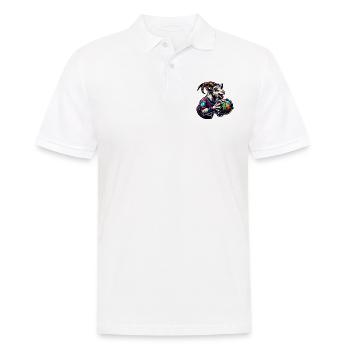 Ziege Volleyball Spieler Sport Team Design - Männer Poloshirt - Weiß - Vorne - Kai (181cm)