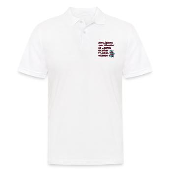 Funny mulled wine gift for Christmas markets - Men's Polo Shirt - white - Front - Kai (181cm)