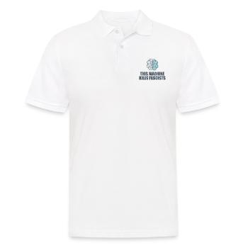 This Machine Kills Fascists - Men's Polo Shirt - white - Front - Kai (181cm)