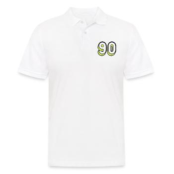 90. BIRTHDAY. HAPPY BIRTHDAY - Men's Polo Shirt - white - Front - Kai (181cm)