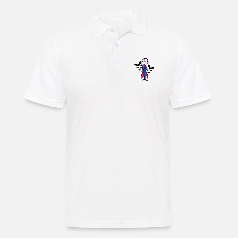 Enfant vampire enfant vampire - Polo Homme - blanc